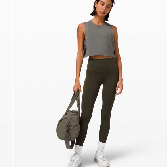 All Yours Crop Tee Grey Sage - Picture 6 of 6